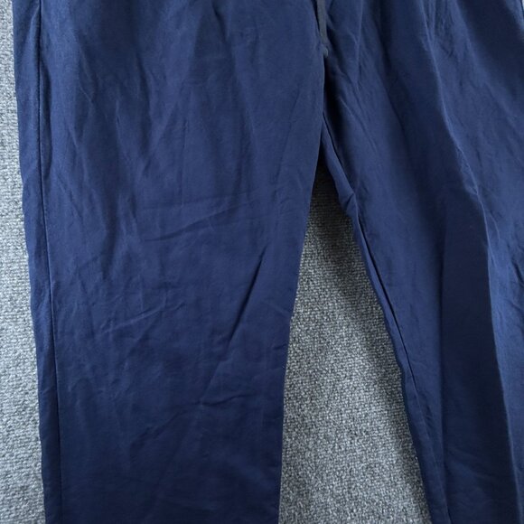 Vineyard Vines Navy Blue XL Men Linen Cotton Lyocell Pants Drawstring ACTL 37X30 - Picture 4 of 15